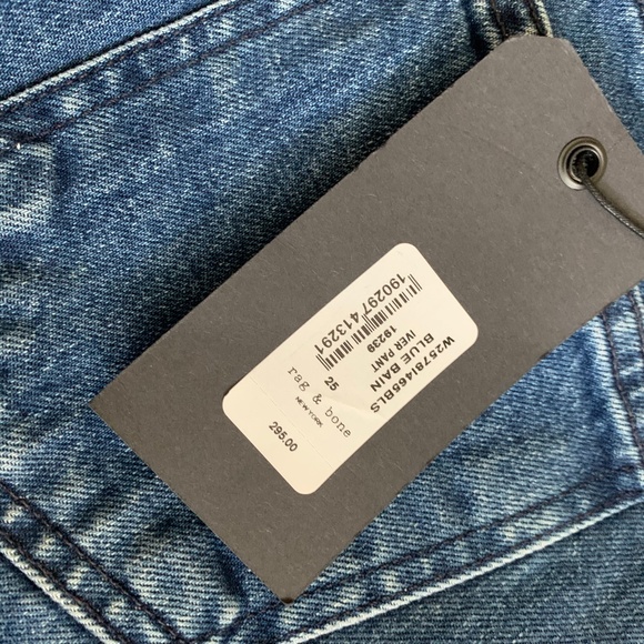 RAG & BONE Blue Bain Iver Jeans - Picture 3 of 5